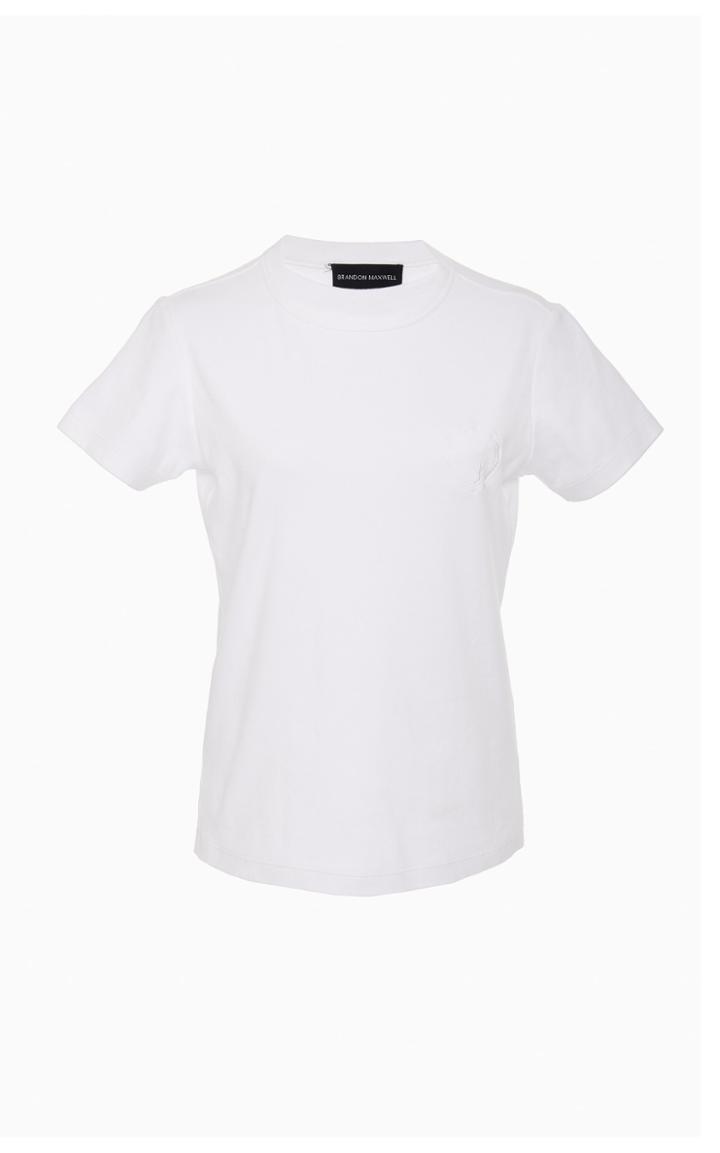 Brandon Maxwell T-shirt With Dip Can Embroidery