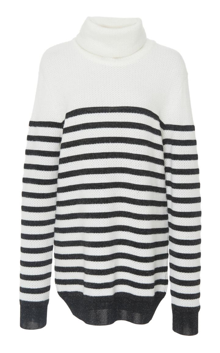 Balmain Wide Gauge Turtleneck Pullover