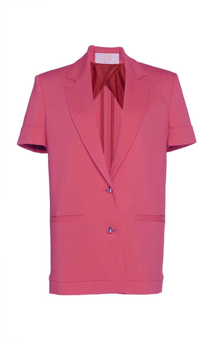 Sara Battaglia Short-sleeve Blazer