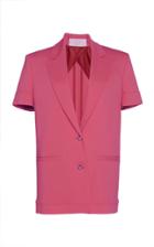 Sara Battaglia Short-sleeve Blazer