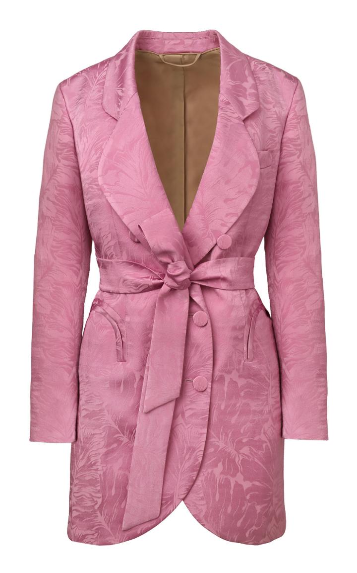 Moda Operandi Blaz Milano Lul Sunshine Printed Double-breasted Blazer Size: 00