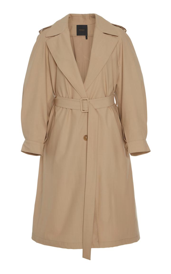 Agnona Eternals Fresco Lana Waterproof Trench Coat