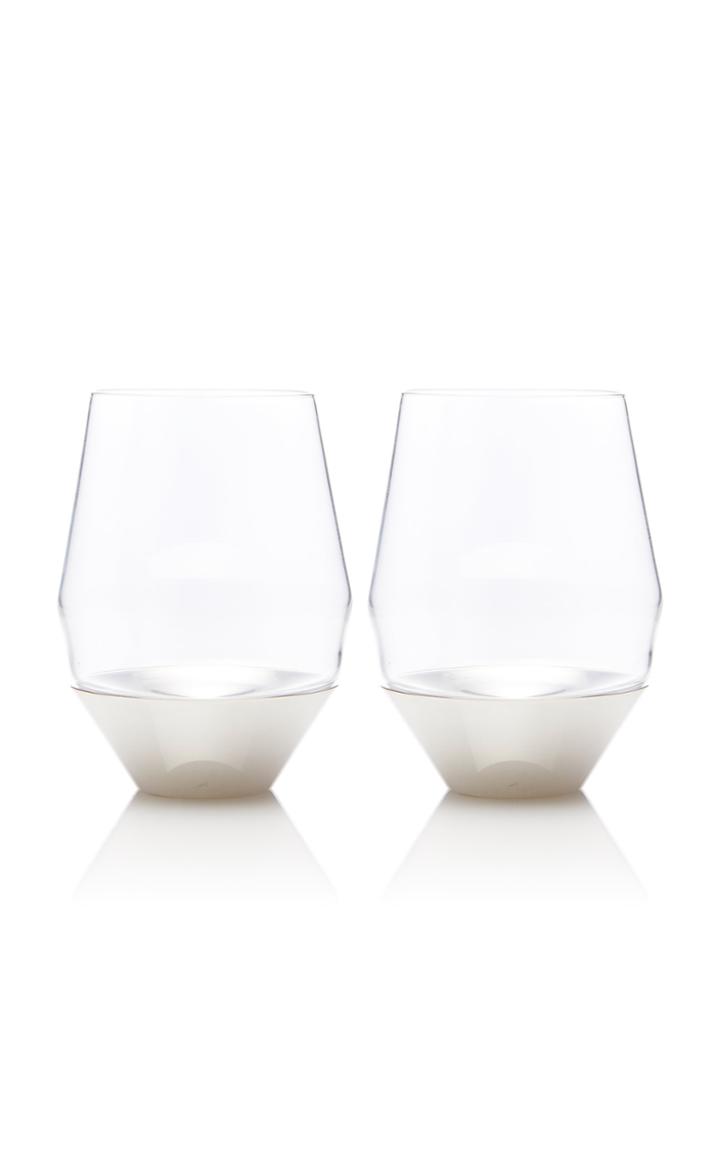 Puiforcat Set-of-two Silver White Wine Glasses