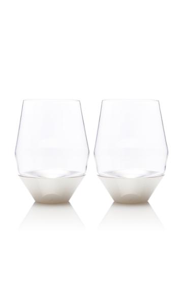 Puiforcat Set-of-two Silver White Wine Glasses