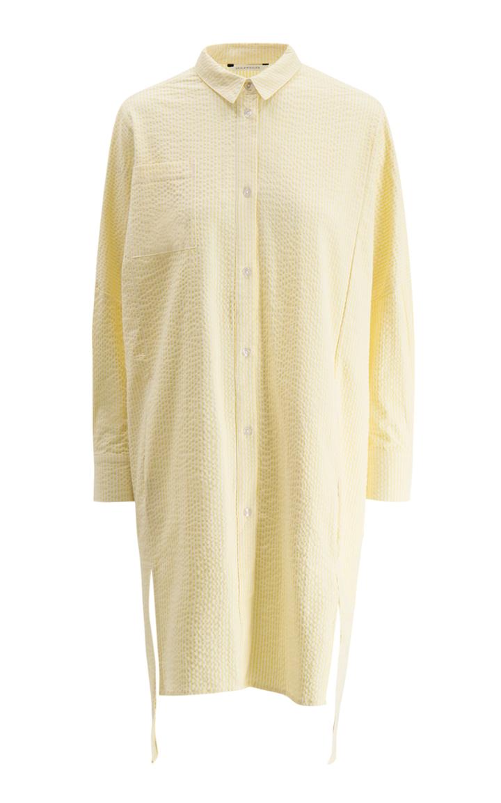 Holzweiler Seffern Striped Cotton T-shirt Dress
