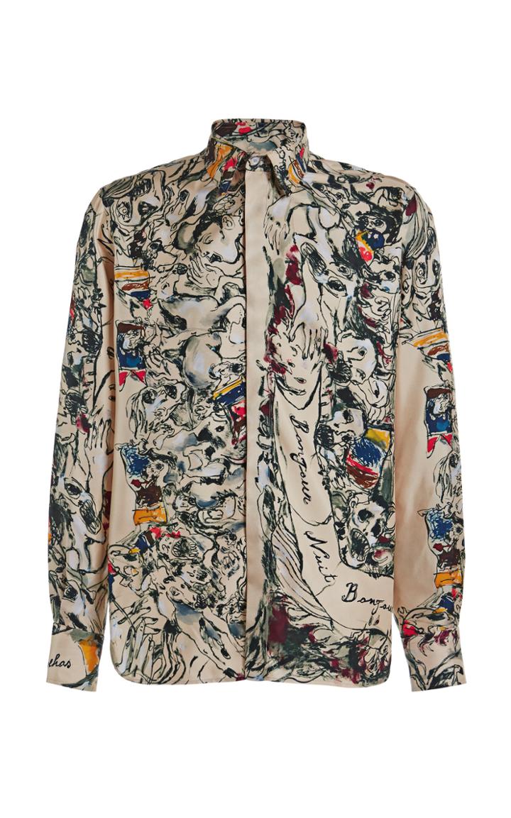 Moda Operandi Rochas Monster Printed Shirt
