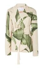 Johanna Ortiz Seriously Tropical Cotton Sateen Jacket