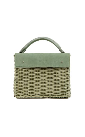 Wicker Wings Sage Kuai Top Handle Bag