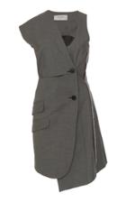 Sportmax Nuvola Asymmetric Wool-blend Dress