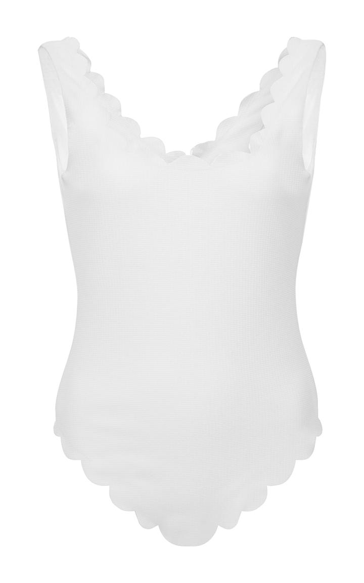 Marysia Swim Off White Palm Springs Scalloped Maillot