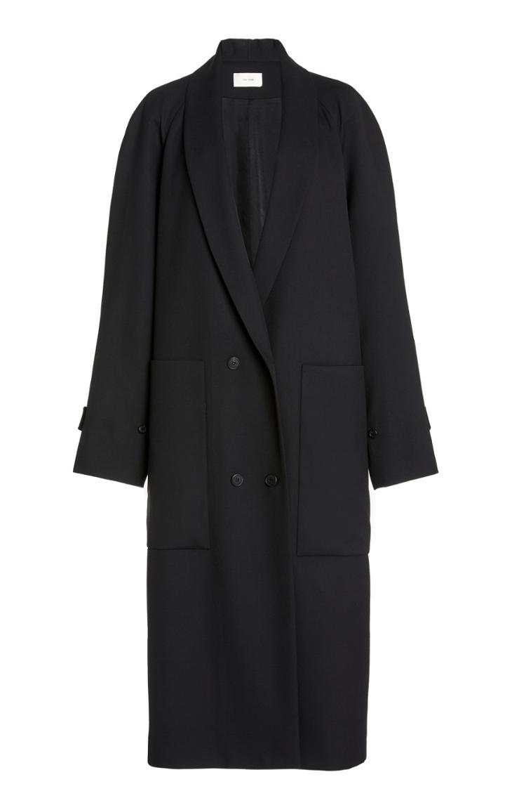 Moda Operandi The Row Fiera Belted Double-faced Wool-blend Coat