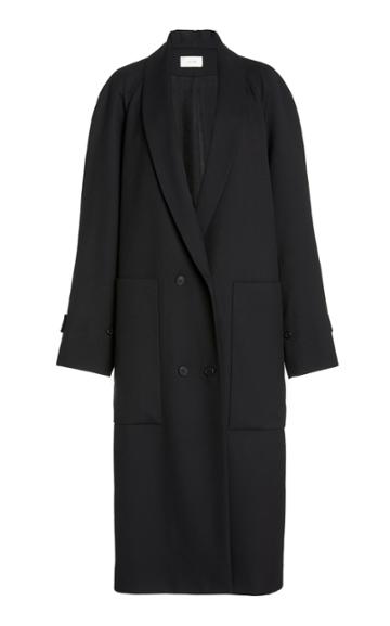 Moda Operandi The Row Fiera Belted Double-faced Wool-blend Coat