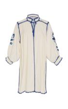 Carolina K Oaxaca Embroidered Cotton Mini Dress