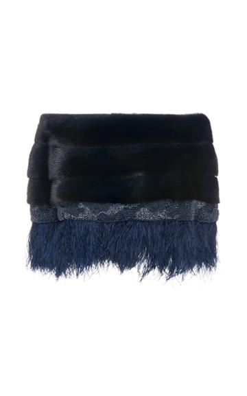 Carolyn Rowan Accessories Adler Mink Cape