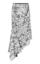 Michael Kors Collection Leaf Paillette Asymmetrical Skirt