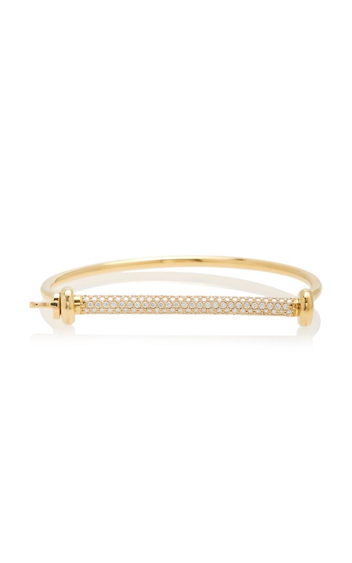 Miansai 14k Gold Diamond Cuff