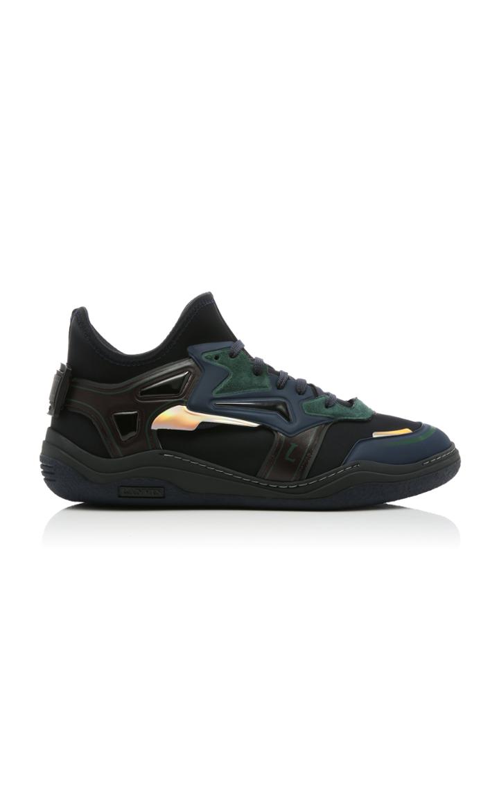 Lanvin High Frequency Neoprene Sneakers