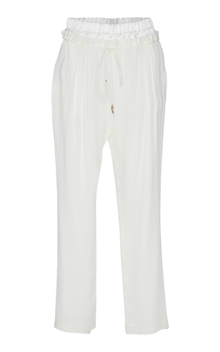 Roberto Cavalli Silk Stretch Waist Pant