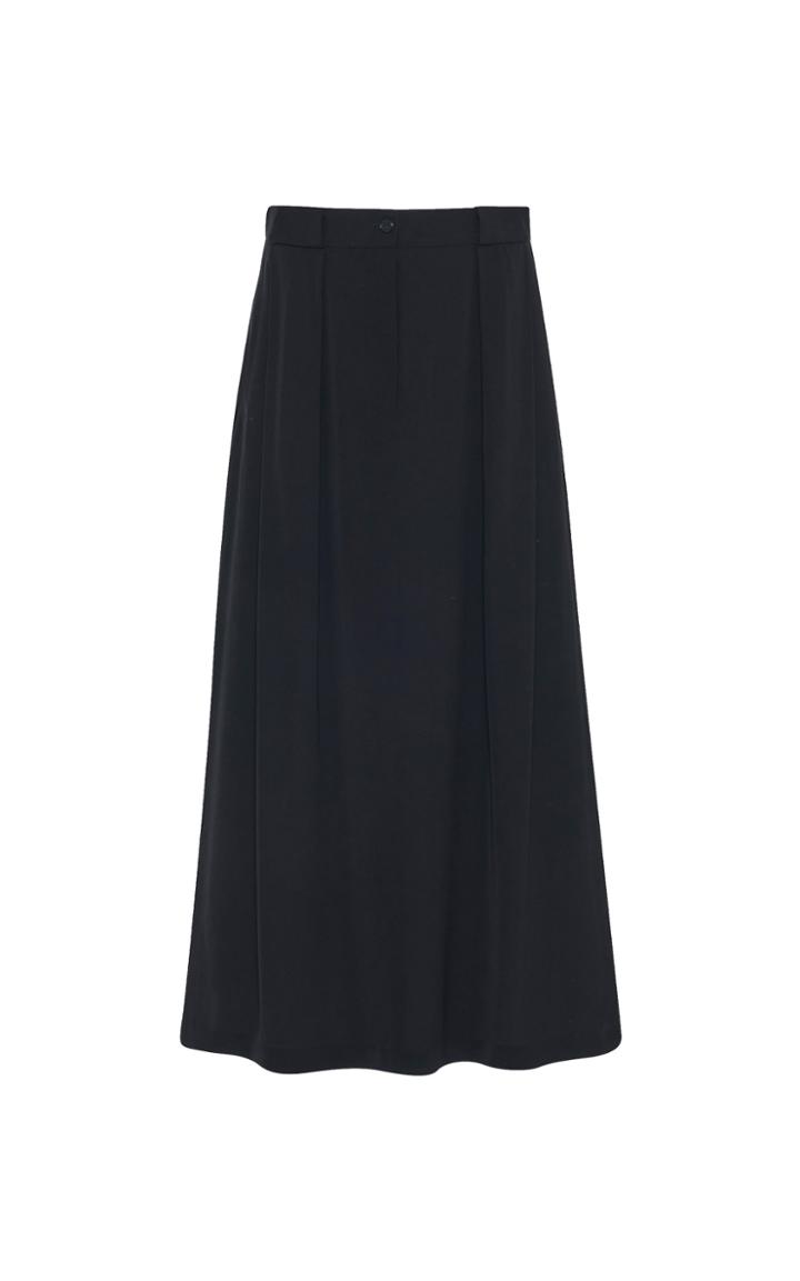 Moda Operandi The Row Jaako Pleated Crepe Skirt
