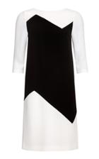 Lilli Jahilo Zoe Colour-block Crepe Dress