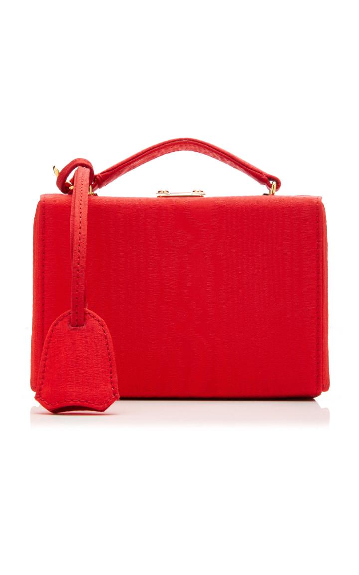 Mark Cross Grace Mini Moire Box Bag