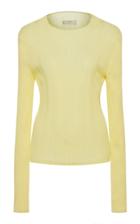 Vince Variegated Ribbed Cotton Top