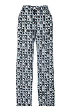 Laura Urbinati Geometric Silk Pants