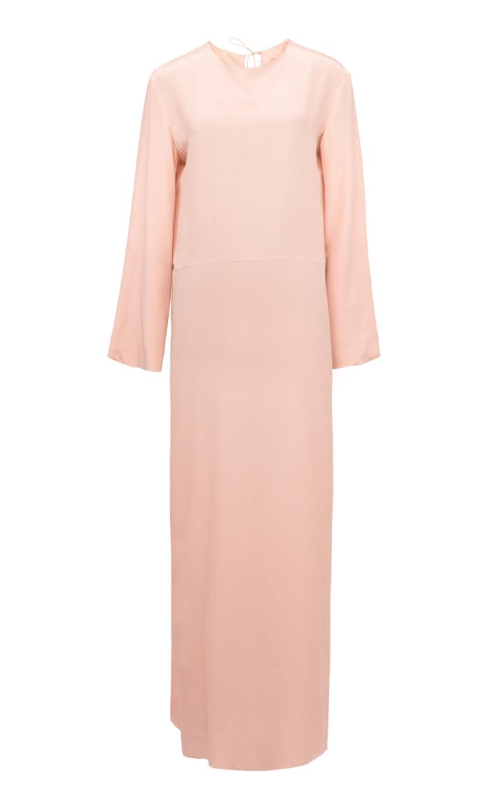 Moda Operandi Lake Studio Silk Midi Dress Size: 44