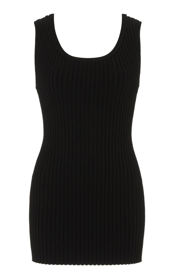 Moda Operandi Prabal Gurung Crossover Ribbed-knit Tank Top Size: S