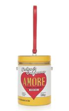 Dolce & Gabbana Printed Leather Wristlet Bag