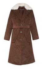 Moda Operandi Pologeorgis The Arizona Fur Lined Corduroy Coat