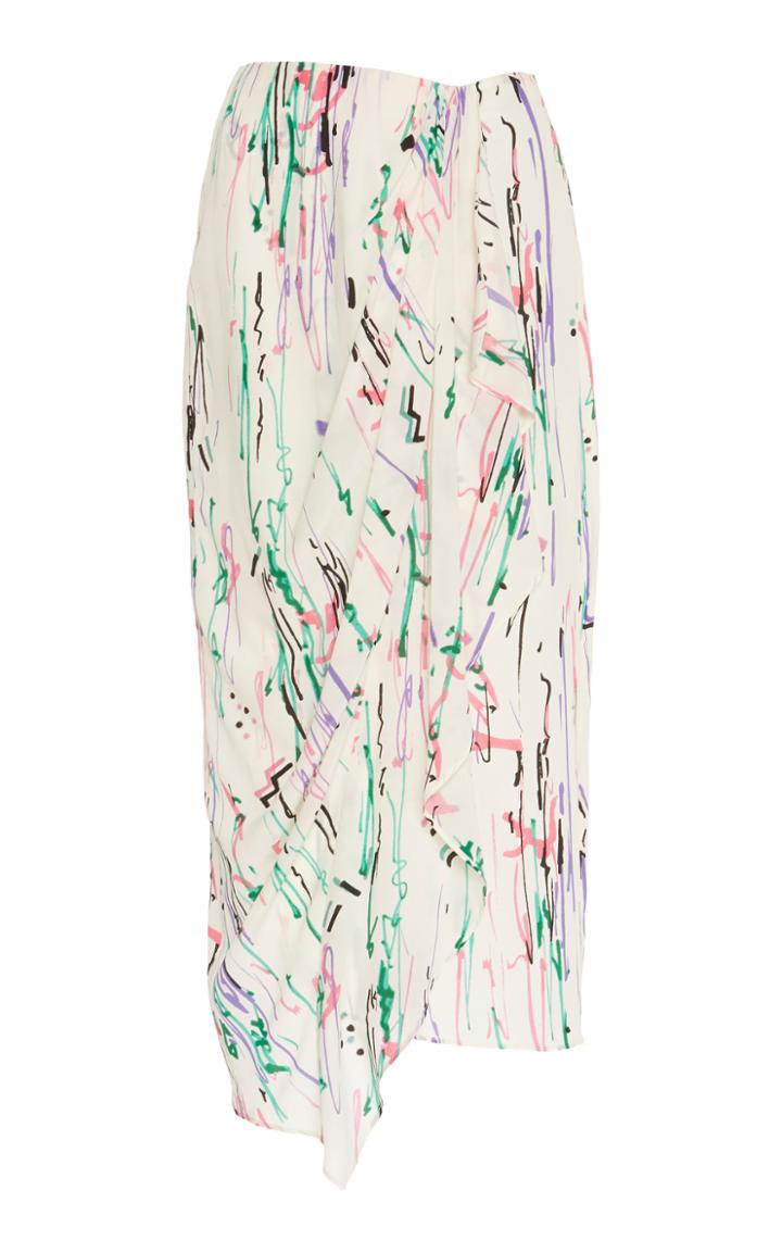Isabel Marant Fabiana Silk Midi Skirt