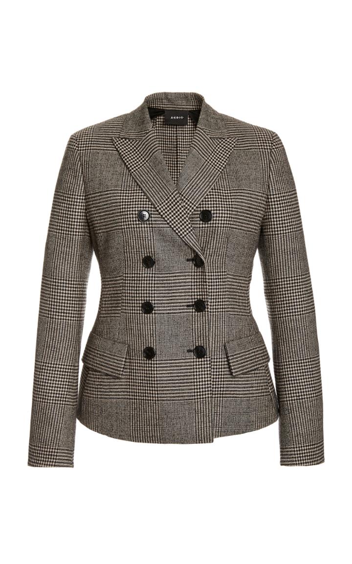 Moda Operandi Akris Glorie Double-breasted Wool Blazer