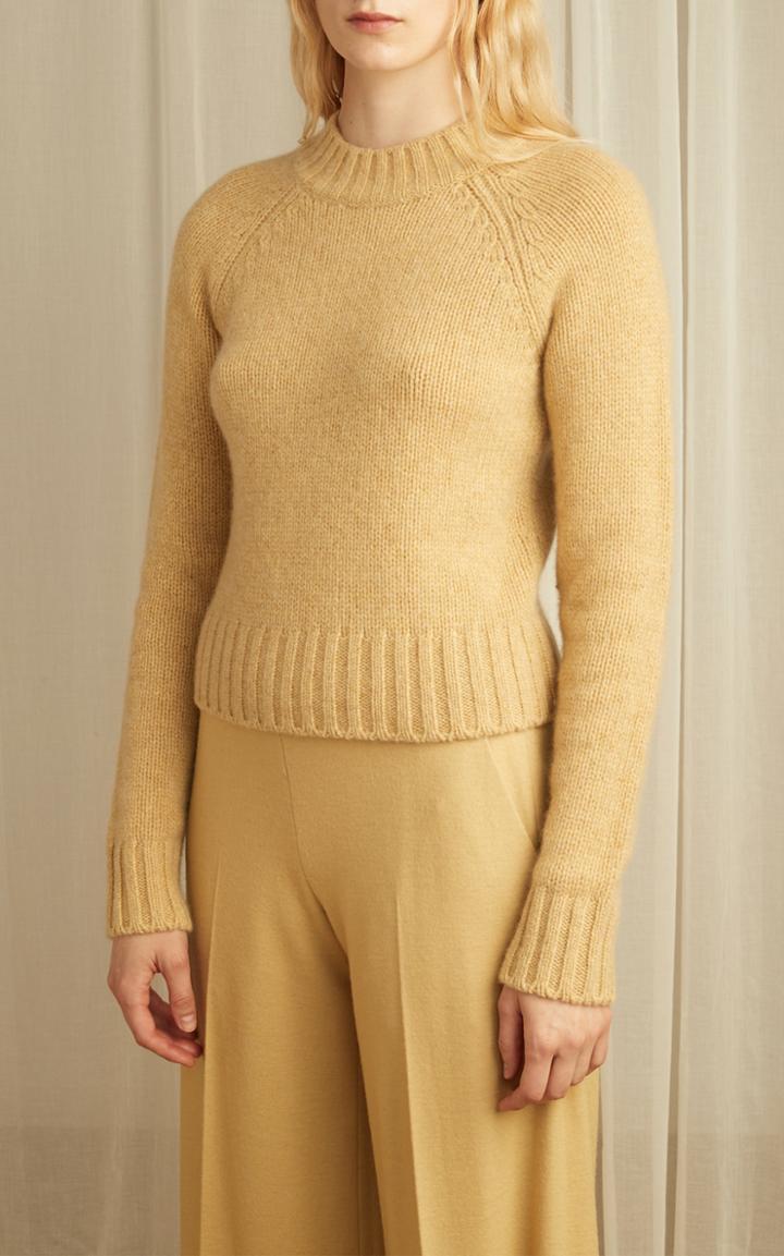 Moda Operandi Vince Shrunken Cashmere Mock-neck Sweater