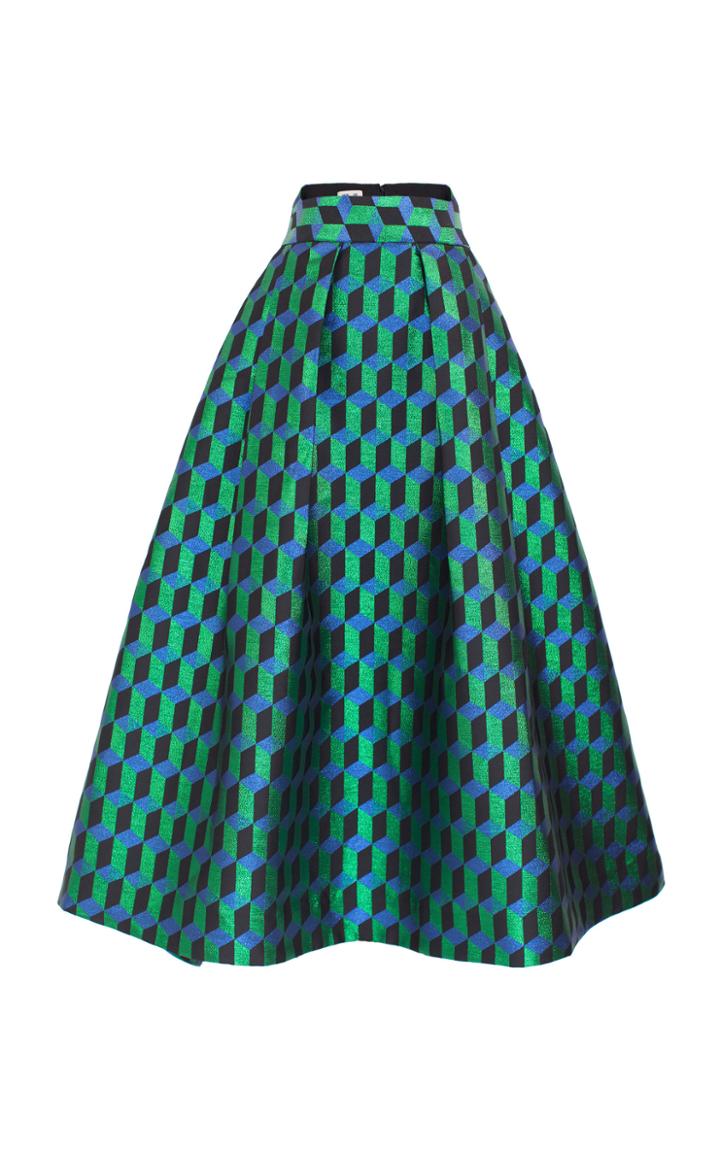 Baum Und Pferdgarten Sharon A-line Geometric Print Skirt