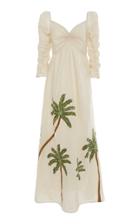 Agua By Agua Bendita America Linen Palm Dress