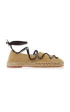 Off-white C/o Virgil Abloh Lace-up Suede Espadrilles
