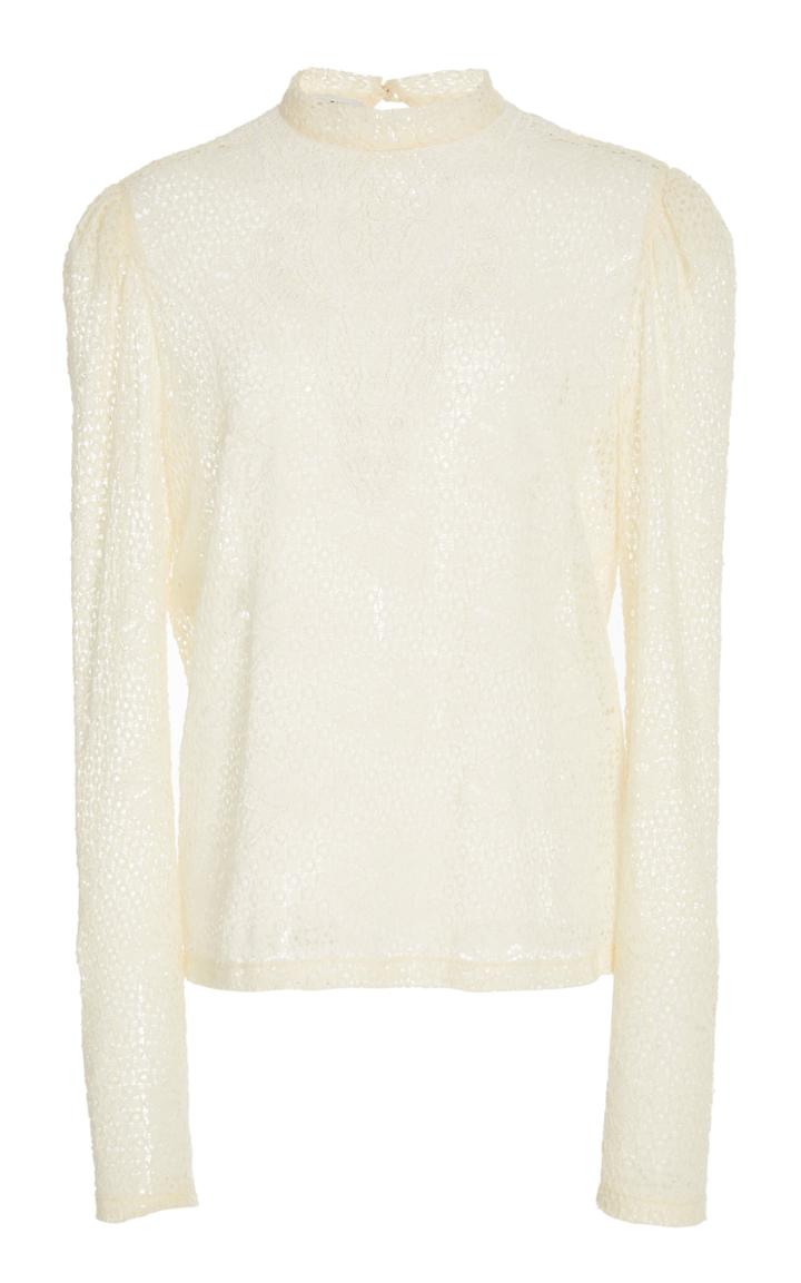 Philosophy Di Lorenzo Serafini Macrame Lace Blouse