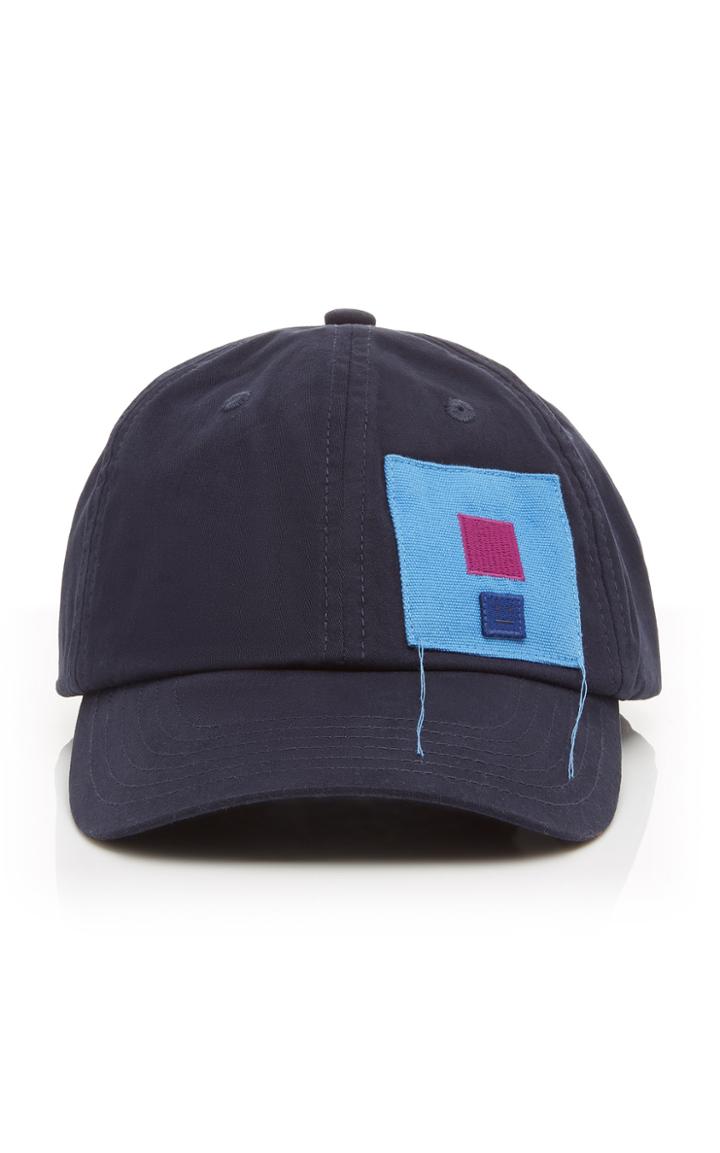 Acne Studios Cunov Appliqud Cotton-twill Baseball Cap