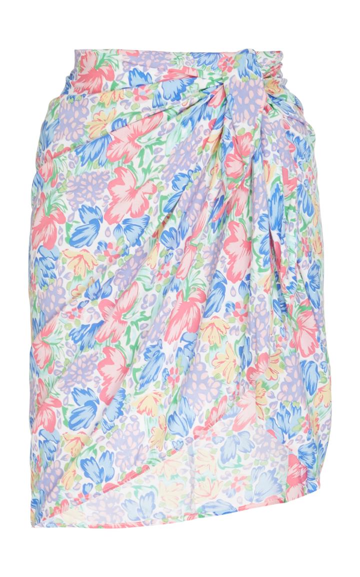 Faithfull The Brand Floral-print Voile Mini Pareo