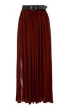 Proenza Schouler Belted Jersey Maxi Skirt