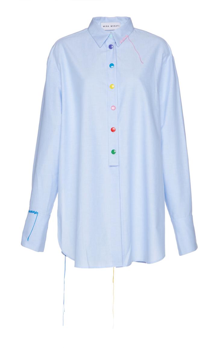 Mira Mikati Hand Embroidered Retro Car Shirt