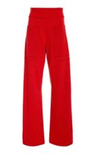 Cdric Charlier Mid-rise Wide-leg Wool Pants