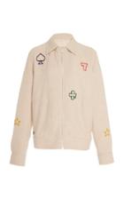 The Elder Statesman Embroidered Decon Cashmere Jacket