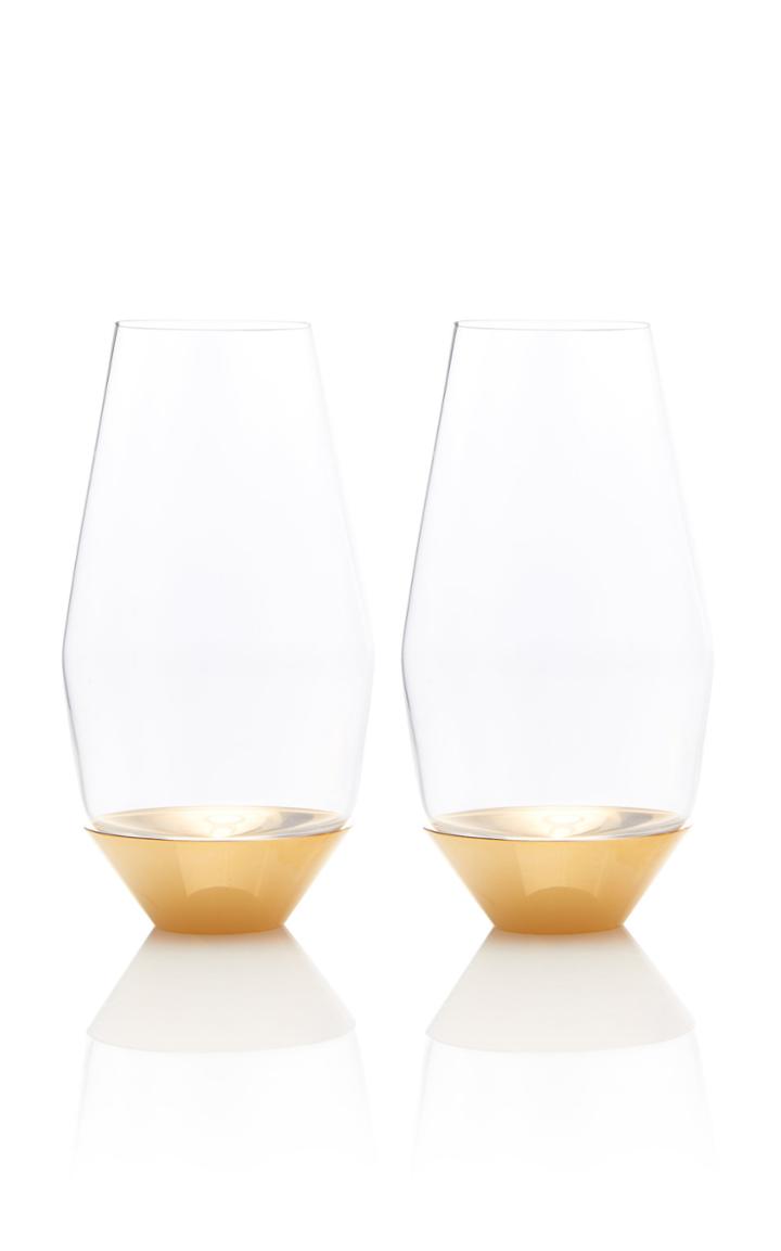 Puiforcat Set-of-two Gold Champagne Glasses