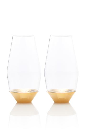 Puiforcat Set-of-two Gold Champagne Glasses