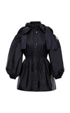 Moncler Genius + Simone Rocha Susan Bow-detailed Shell Peplum Jacket