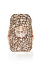 Sylva & Cie 14k Rose Gold And Champagne Diamond Ring