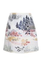 Adam Lippes Silk Jacquard Mini Skirt