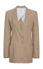 Moda Operandi Agnona Linen-cotton Twill Blazer Size: 36